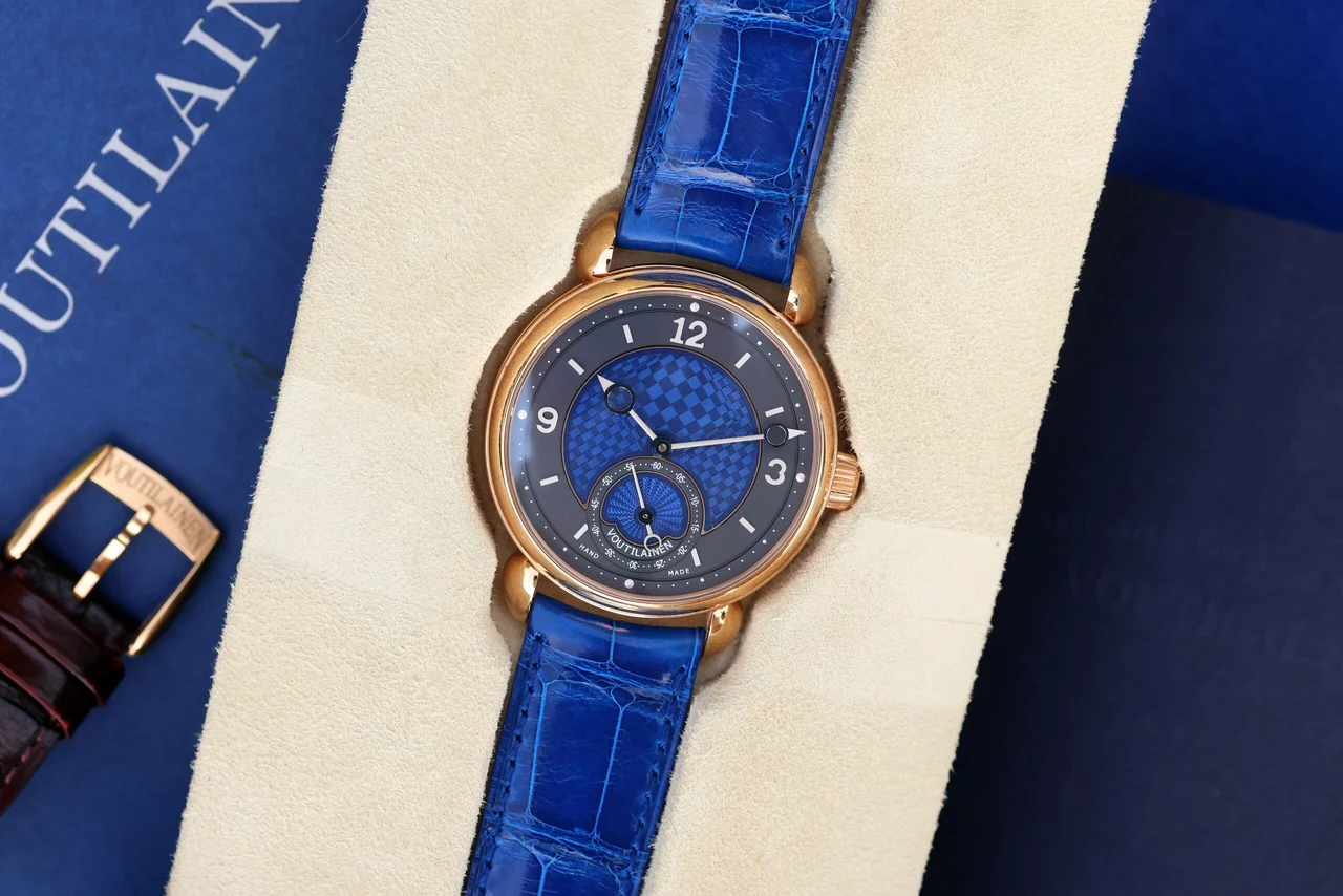 Kari Voutilainen “Piece Unique” Optical Illusion Dia Kari Voutilainen Vingt-8 “Piece Unique” Optical Illusion Dia 39 mm kol saati