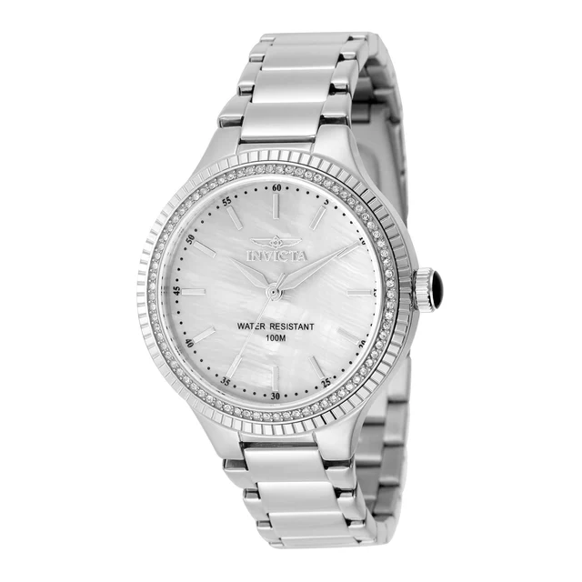 Invicta Angel Celertis Watch w/ Mother of Pearl Dial - 38mm. Steel (50648) kol saati