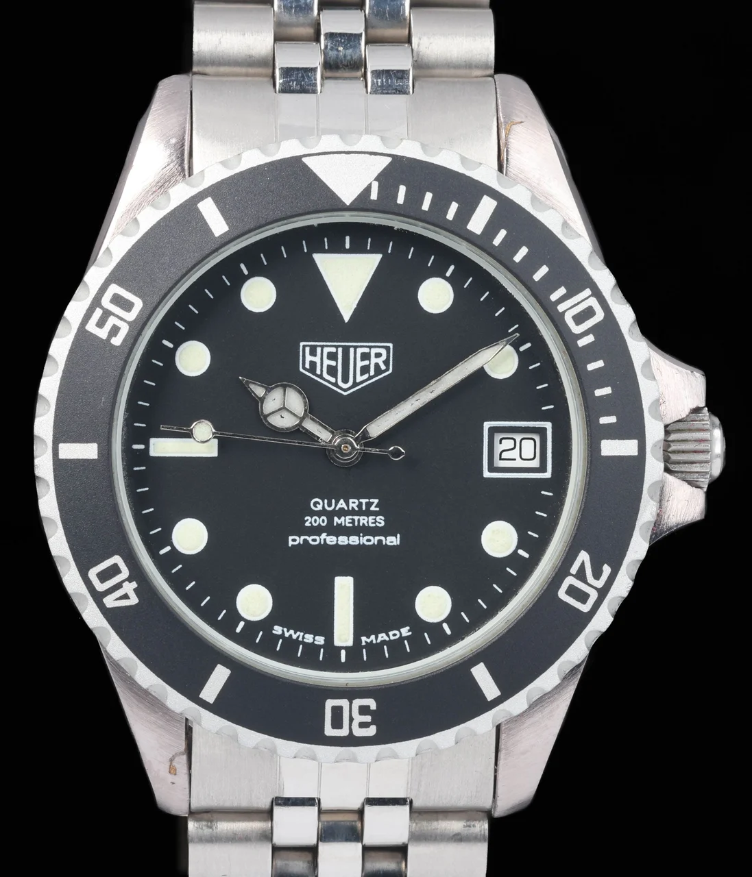 Tag Heuer Professional HEU-PROF-DIVER-1000-980.013-1980-36mm 36 mm kol saati