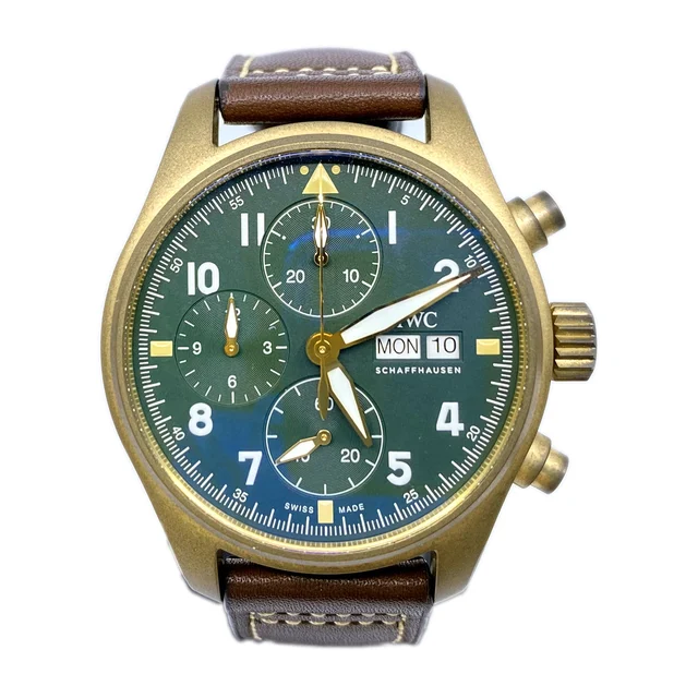 IWC Pilot Spitfire Chronograph IW387902 EXPO 28625 kol saati
