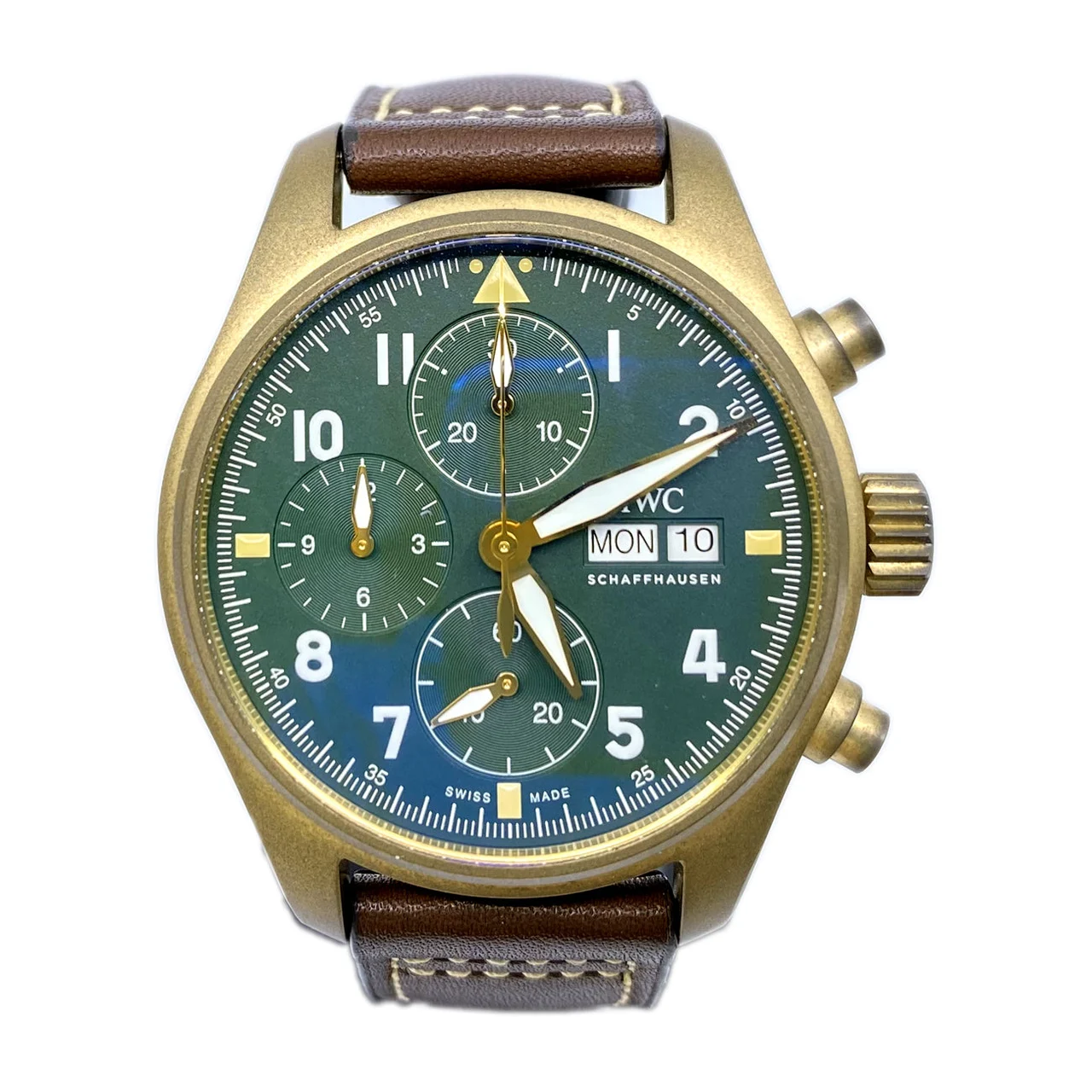 IWC Pilot Spitfire Chronograph IW387902 EXPO 28625 kol saati