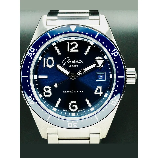 Glashutte Original Glashütte Original 1-39-11-09-81-70 SeaQ Blue Dial 210000051989 kol saa