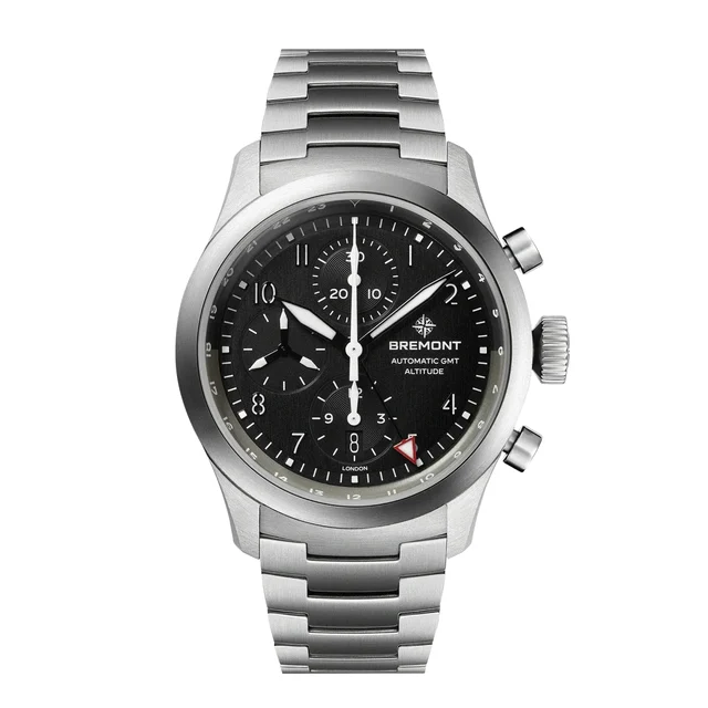Bremont Altitude ALT42-CHR-G-SS-BK-B kol saati