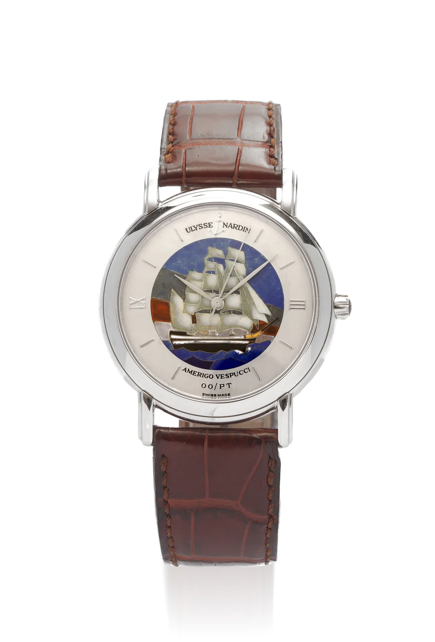 Ulysse Nardin ULYSSE NARDIN, REF. 139-70-9, SAN MARCO AMERIGO VERSPUCCI, PLATINUM kol saati