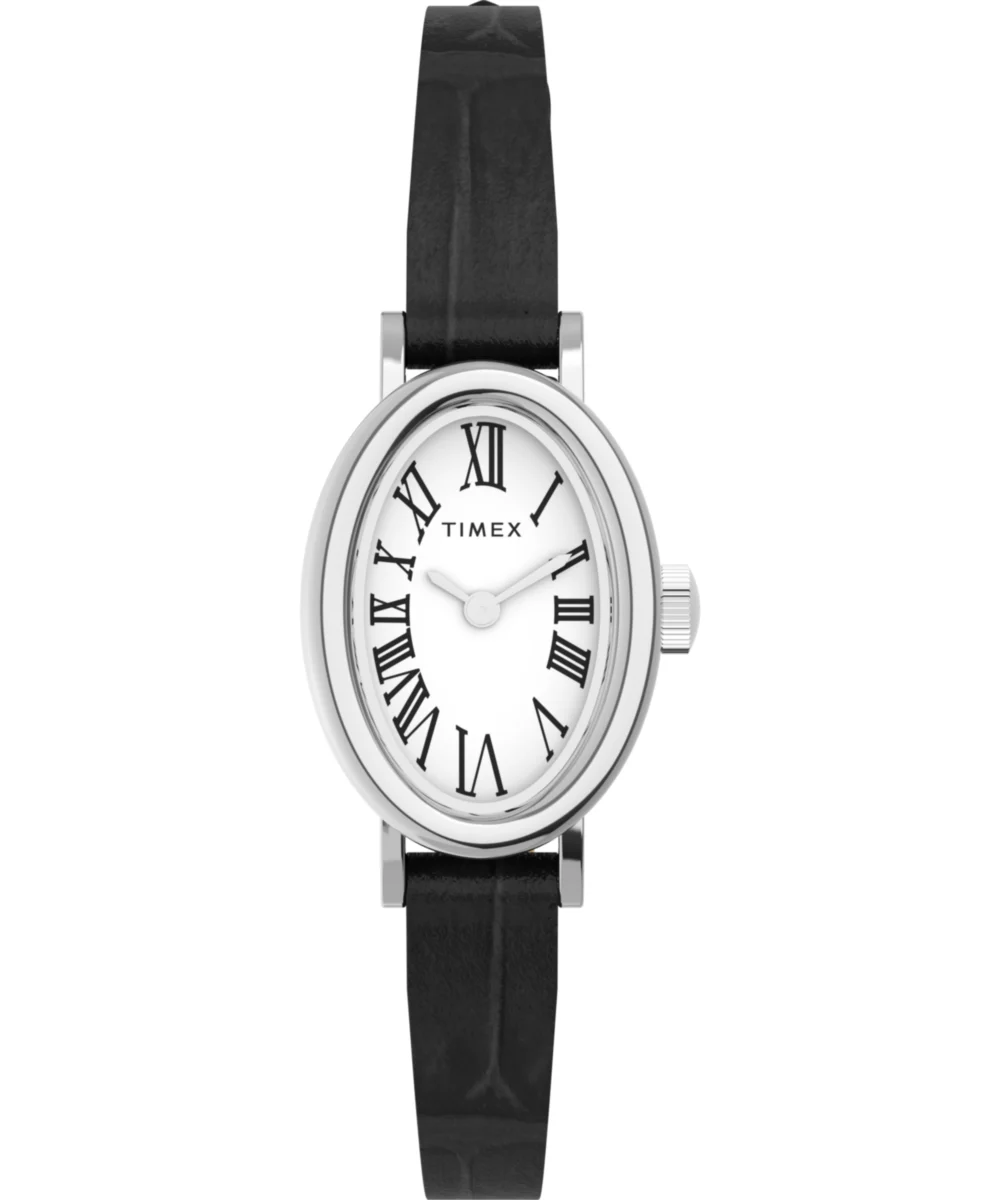 Timex Cavatina 19mm Leather Strap Watch TW2W78400 19 mm kol saati