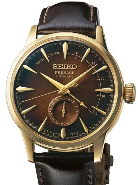 Seiko Presage "Cocktail Time" Limited Edition Automatic Dress Watch with 40mm Case #SSA392 40 mm kol saati