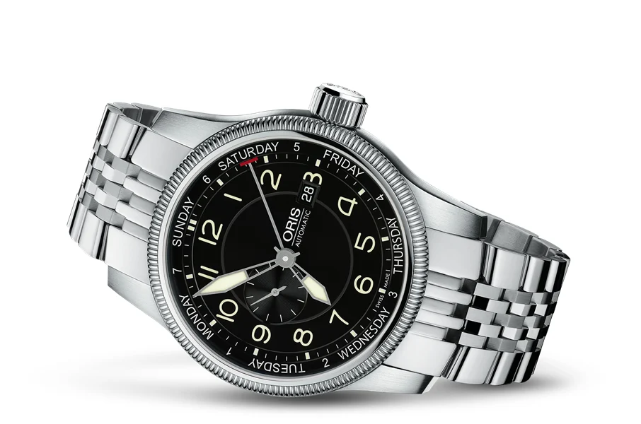 Oris Big Crown Small Second, Pointer Day 01 645 7629 4064-07 8 22 76 44 mm kol saati