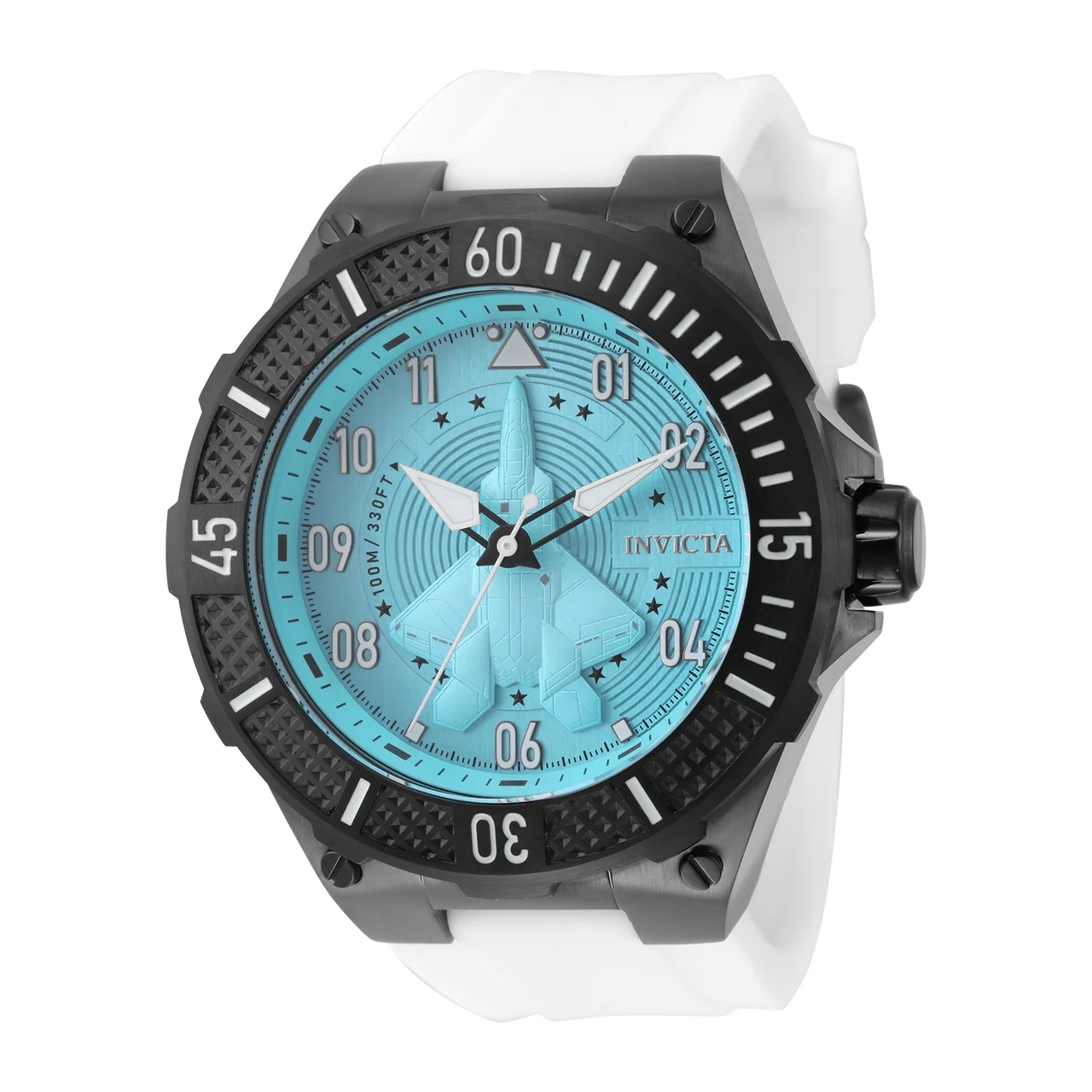 Invicta Aviator Alacer Watch - 50mm. White (50645) 50 mm kol saati