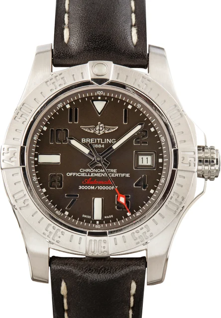 Breitling Per-Owned Avenger II Seawolf Grey Dial A1733110/F563 kol saati