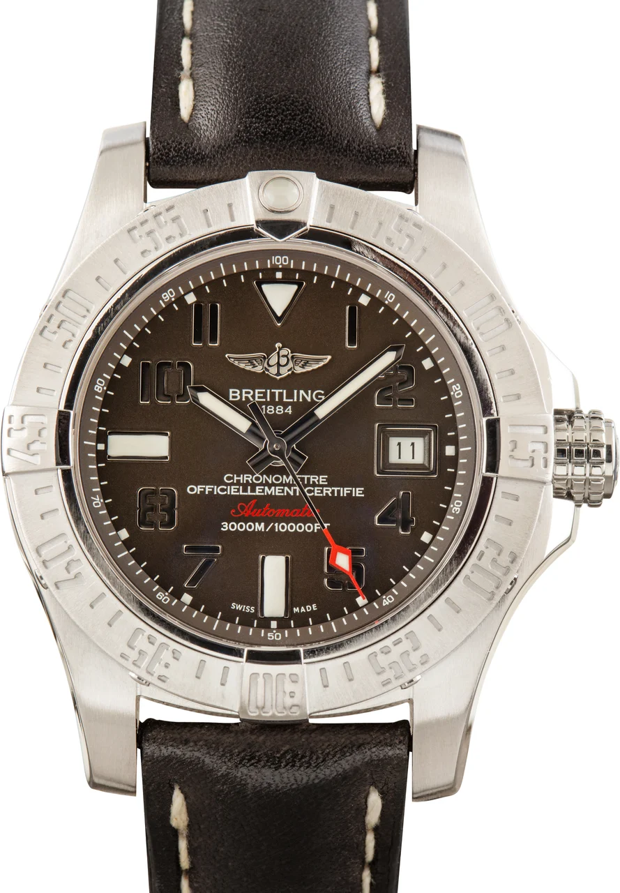 Breitling Per-Owned Avenger II Seawolf Grey Dial A1733110/F563 45 mm kol saati