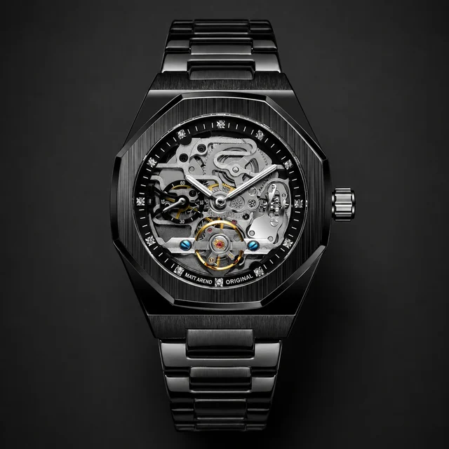 Matt Arend Dumont black MA 911 Dumont black kol saati