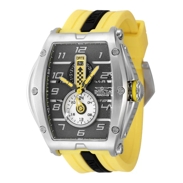 Invicta Racing Vibe RPM Watch - 57mm. Yellow. Black (47383) kol saati
