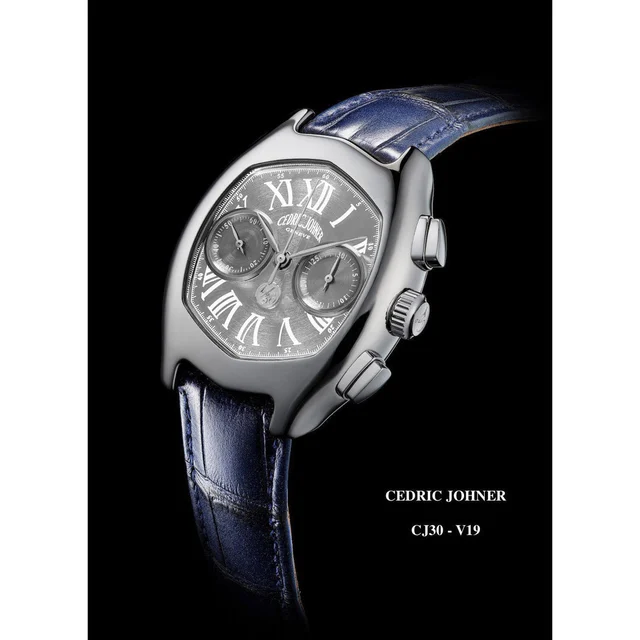 Cedric Johner Iconic Abyss Chronograph Limited Edition 30th Anniversary Silver dial CJ30-V