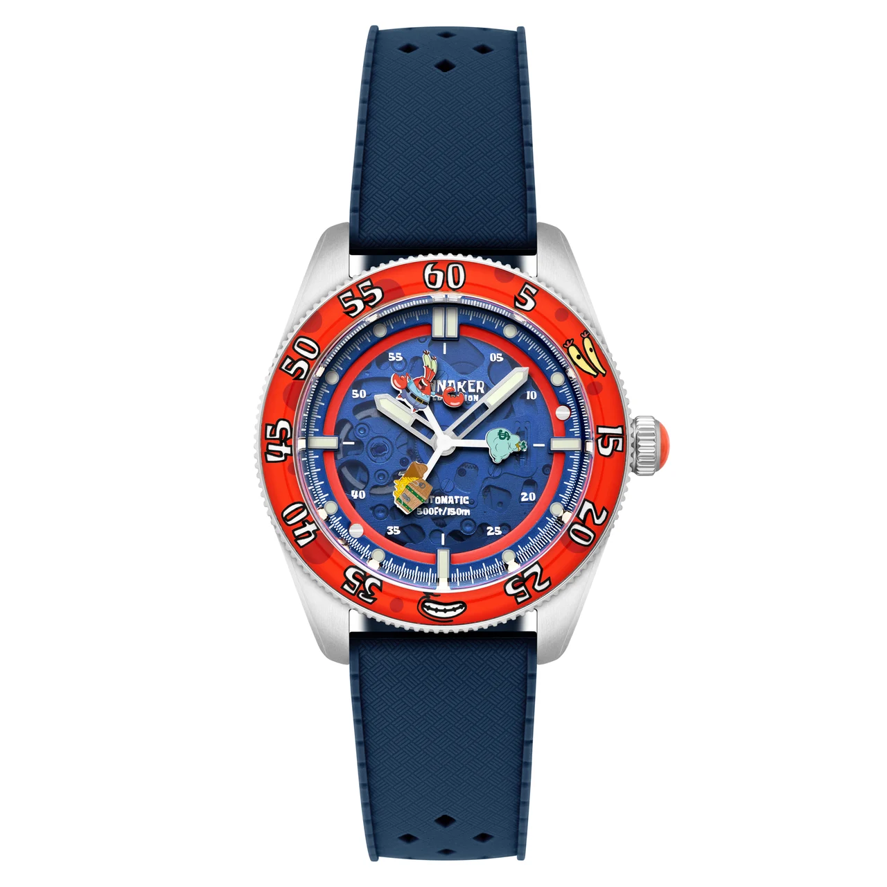 Croft Mid-size Skeleton Automatic Dollar Diver SP-5152-01 kol saati
