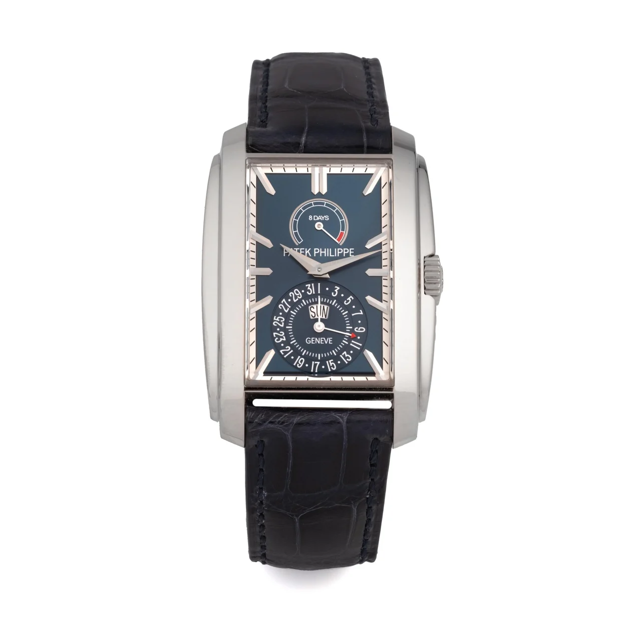 Patek Philippe PATEK PHILIPPE REF. 5200G-001, GONDOLO, 18K WHITE GOLD, BLUE DIAL kol saati