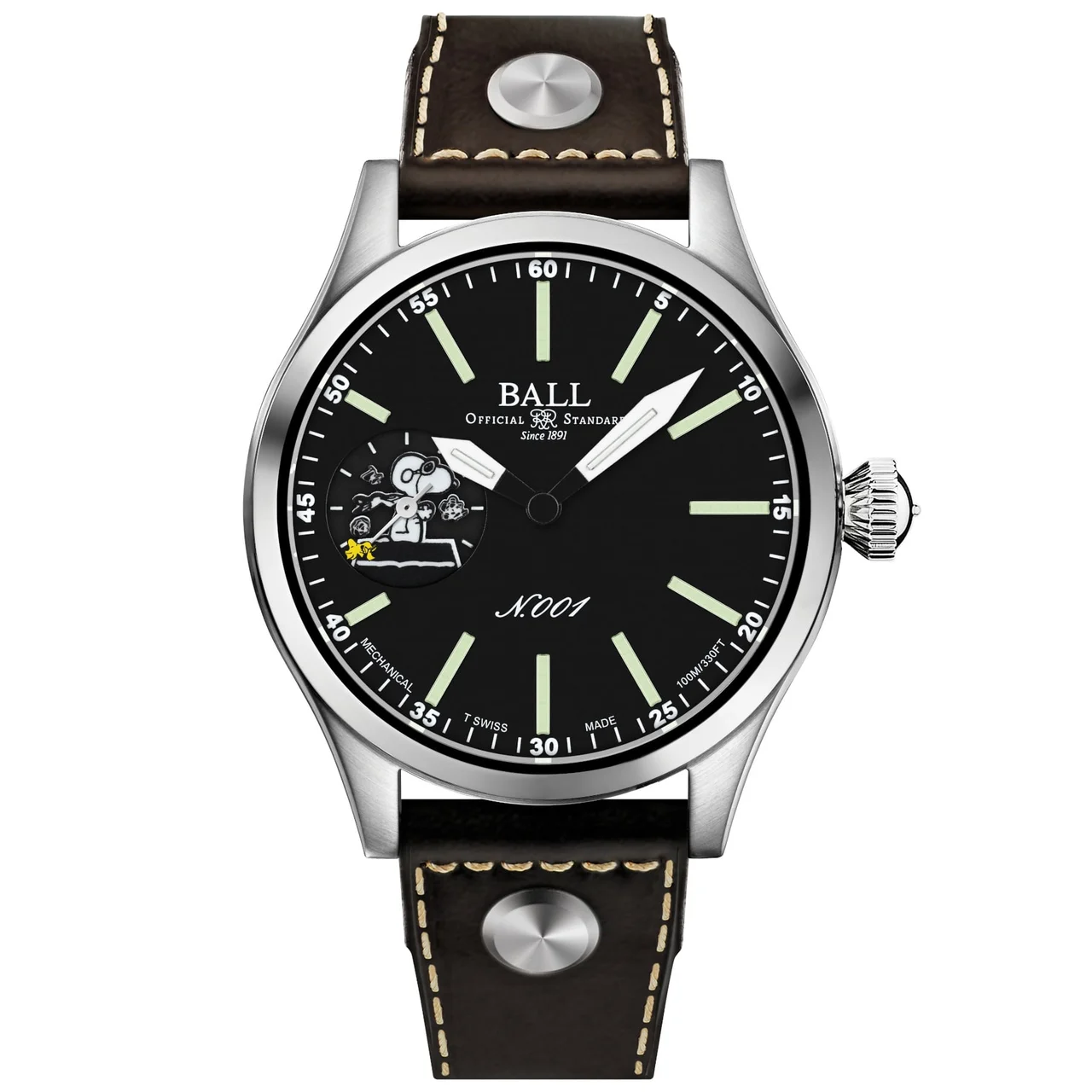 Ball Engineer Master II Snoopy Flying Ace NM2638C-L2J-BK kol saati