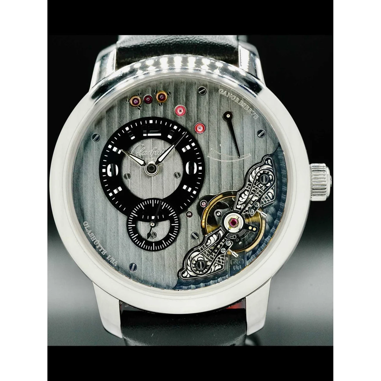 Glashutte Original Glashütte Original PanoInverse XL 1-66-04-04-02-05 210000036408 42 mm kol saati