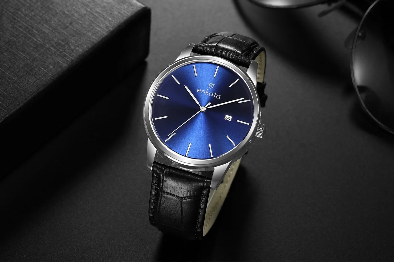 Enkatawatches Neptune Black L 40 mm kol saati