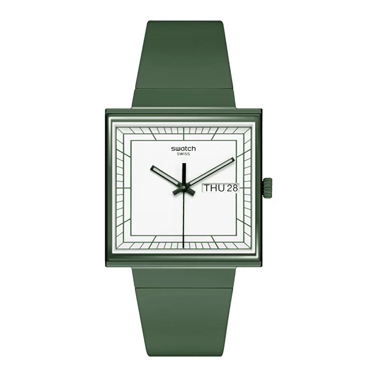 Swatch What If…green? SO34G700 41.8 mm kol saati