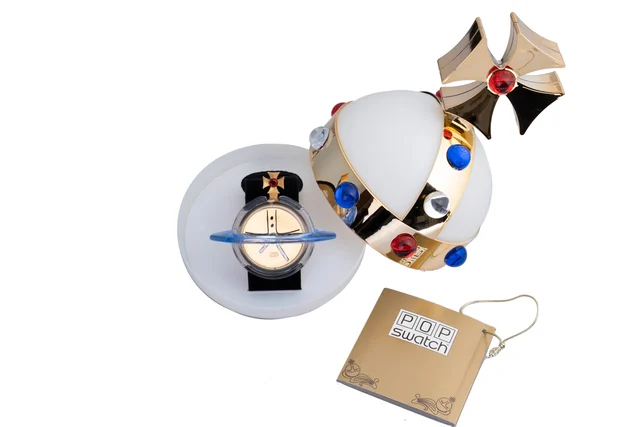 Swatch SWATCH, REF. PWZ104A, POP BY VIVIENNE WESTWOOD kol saati