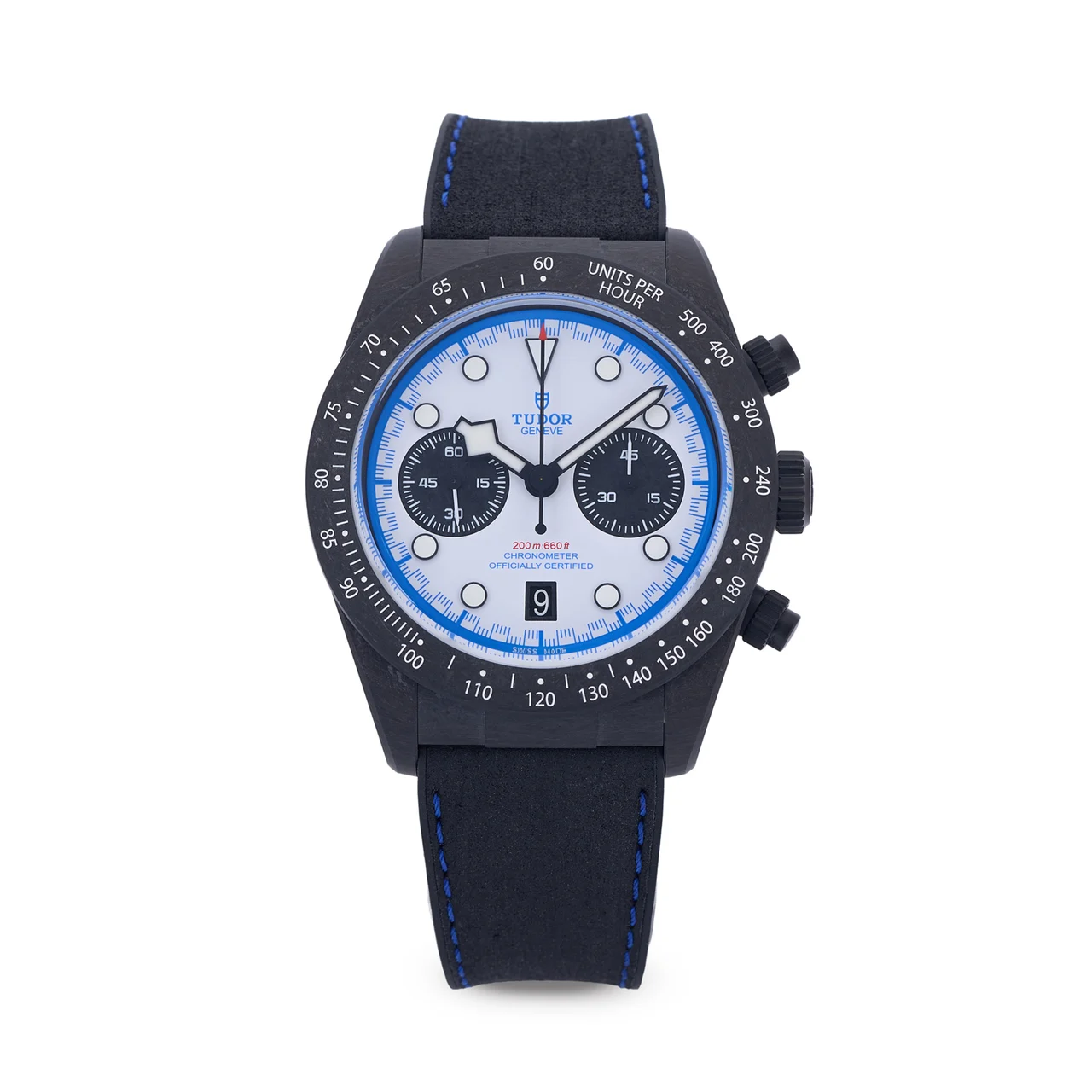 Tudor TUDOR, REF. 79377KN, BLACK BAY CHRONO "CARBON 25”, LIMITED EDITION, BLACK CARBON FIBRE kol saati