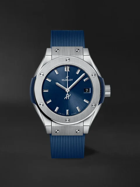 Hublot Classic Fusion Titanium Blue 591.NX.7170.RX kol saati