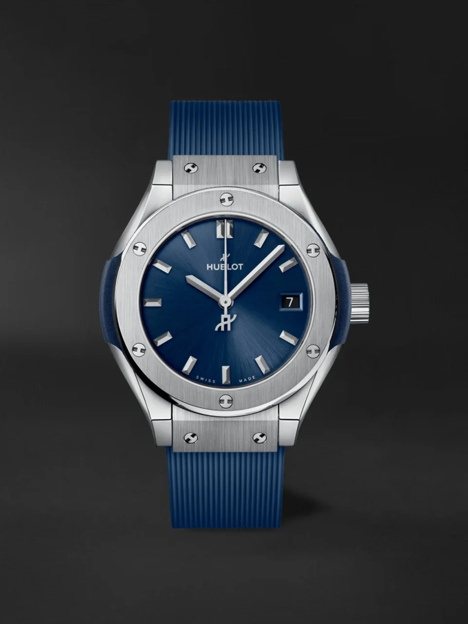 Hublot Classic Fusion Titanium Blue 591.NX.7170.RX 29 mm kol saati