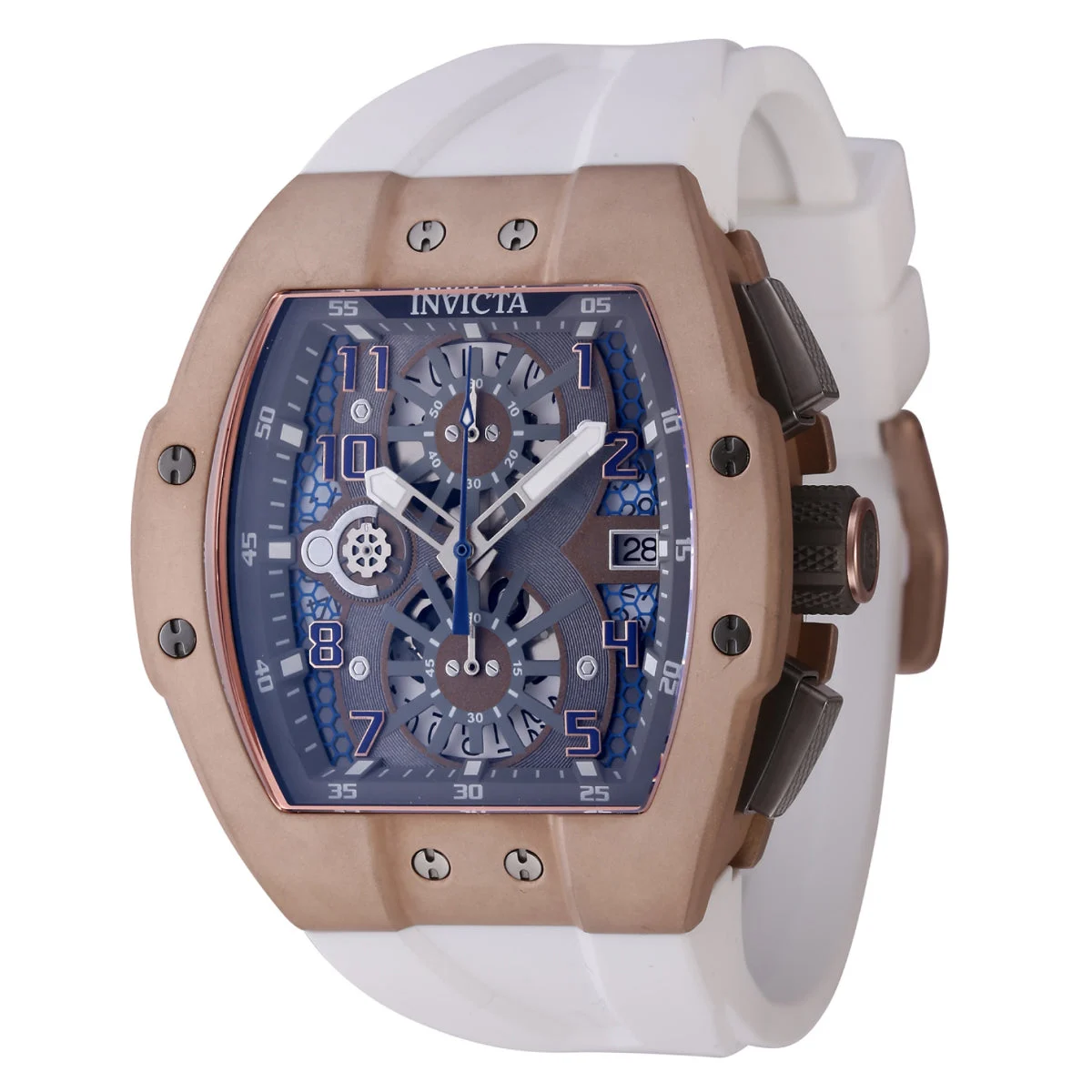 Invicta Racing Watch - 47mm, White (47190) 47 mm kol saati