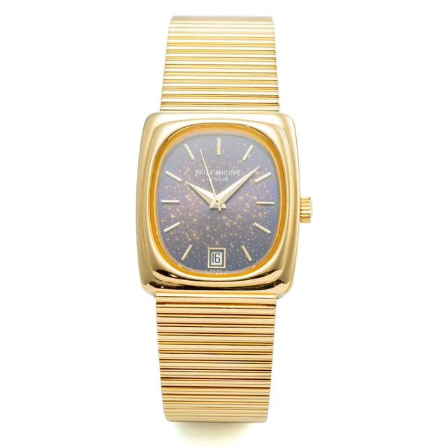 Patek Philippe PATEK PHILIPPE REF. 3603, QUARTZ "BETA 21", BLUE “SIGMA” DIAL, INTEGRATED B