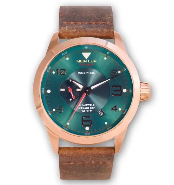 MEIA LUA Watches Boreal-gld-dbrn kol saati