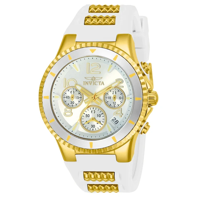 Invicta BLU Watch - 39mm, Gold, White (24187) kol saati