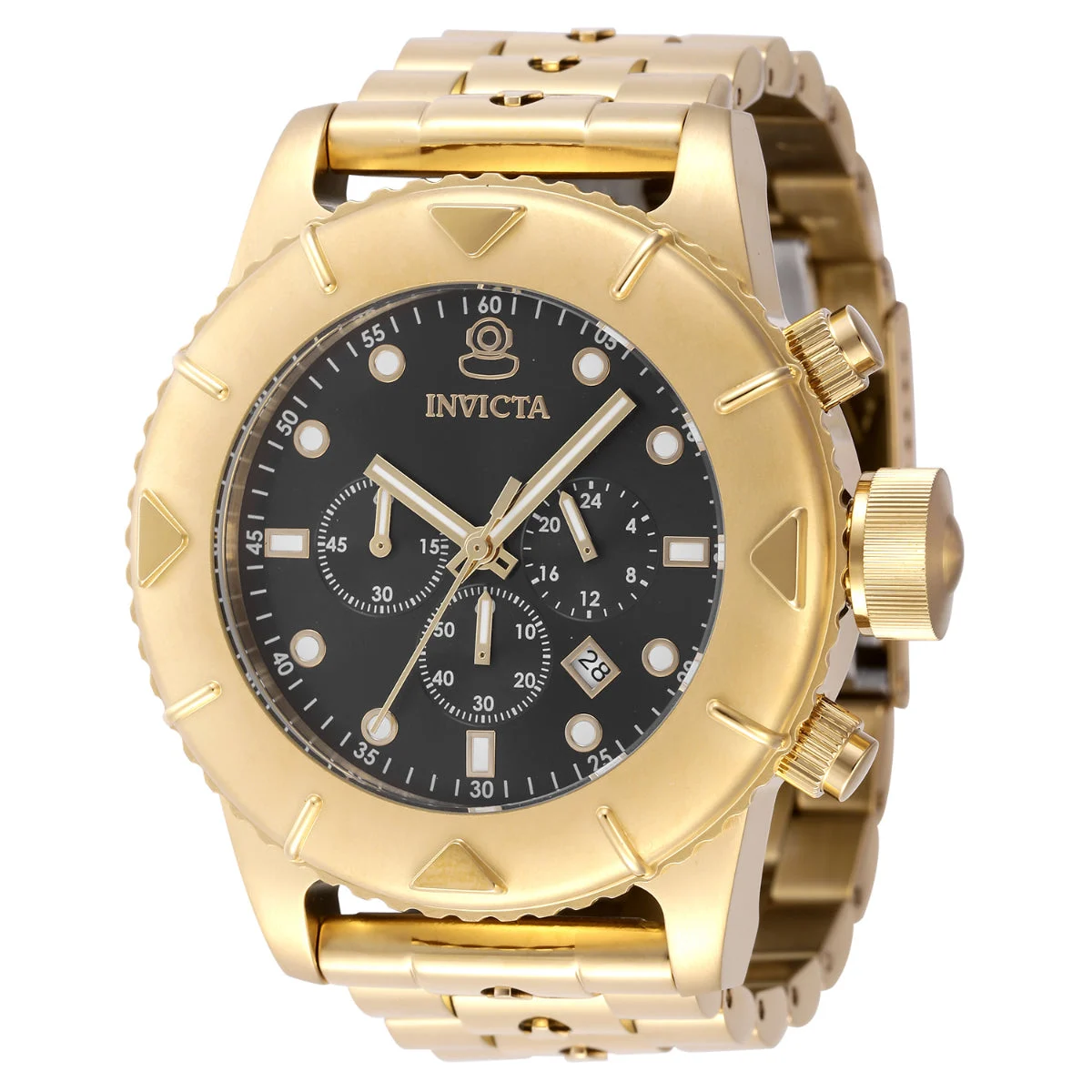 Invicta I-Force Watch - 55mm, Gold (46540) kol saati