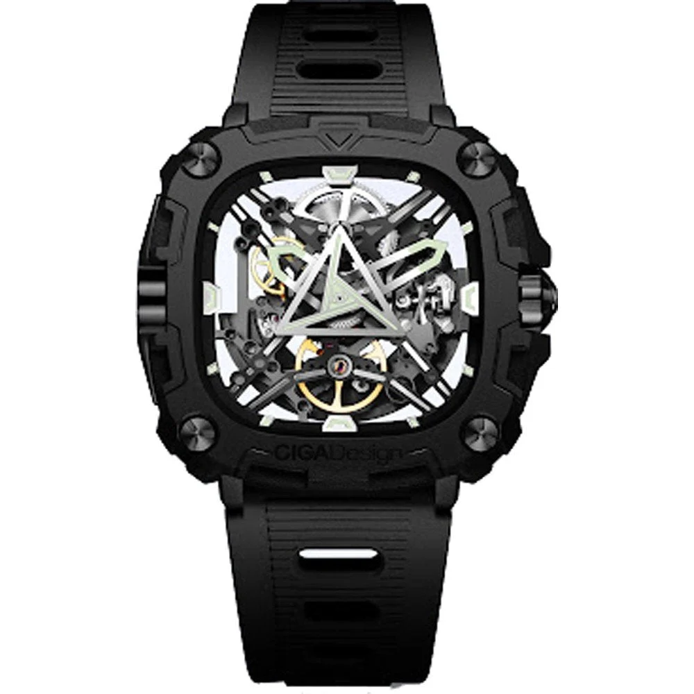 CIGA Design Eye of Horus X051-BB01-W5B 48 mm kol saati