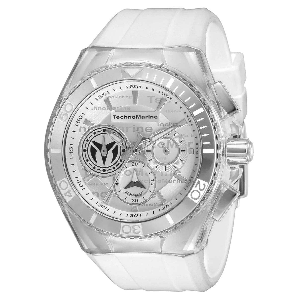 Technomarine Cruise California Watch - 46.65mm, White (TM-118120) kol saati