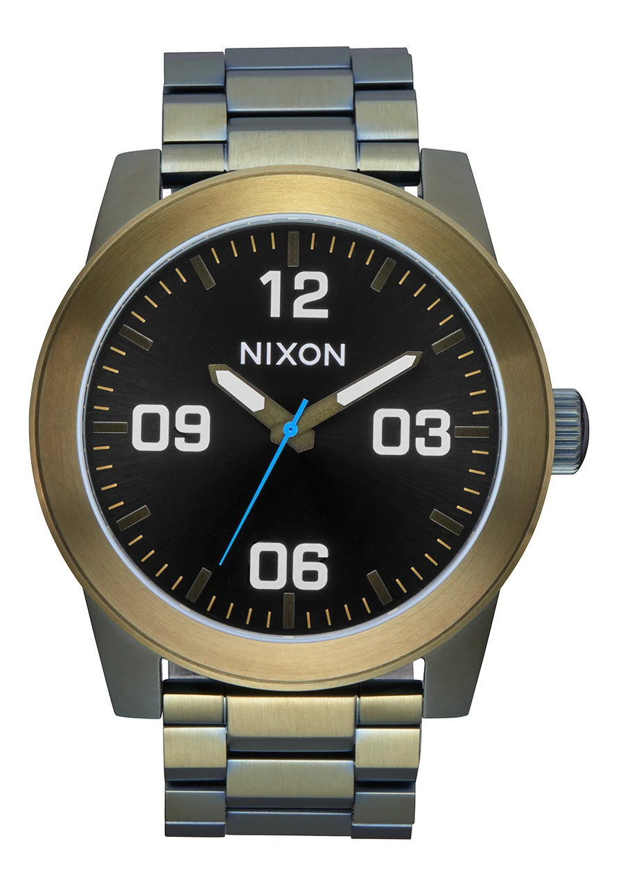 Nixon US Corporal Stainless Steel - Black Sunray / Surplus A346-5092-00 48 mm kol saati