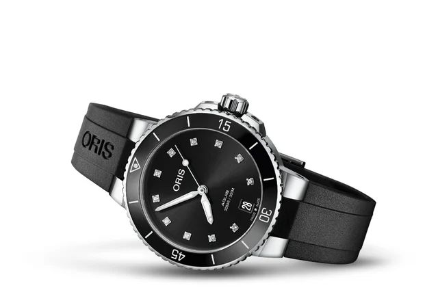 Oris Aquis Date Diamonds 01 733 7731 4194-07 4 18 64FC kol saati