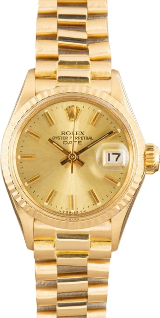 Rolex Date 6517 Two Tone kol saati