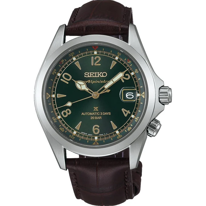 Seiko Prospex Alpinist Mechanical Green Dial SPB507 kol saati