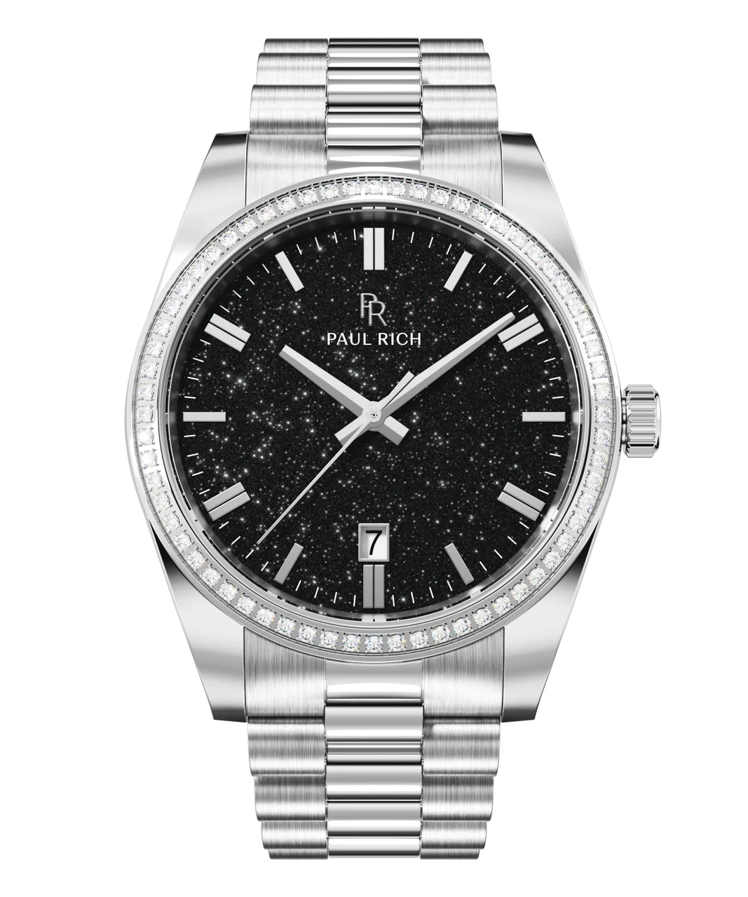 Paul Rich Legacy PR179G - Aventurine Silver Black 40 mm kol saati
