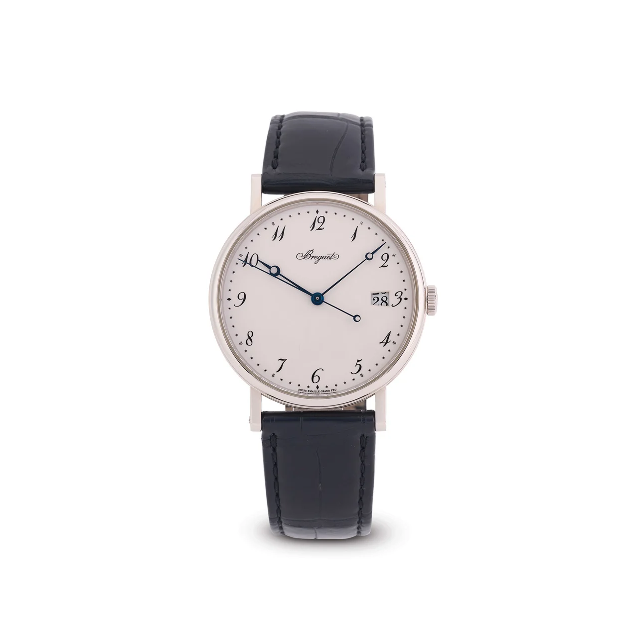 Breguet BREGUET, REF. 5177BB, CLASSIQUE, ENAMEL GRAND FEU, 18K WHITE GOLD kol saati