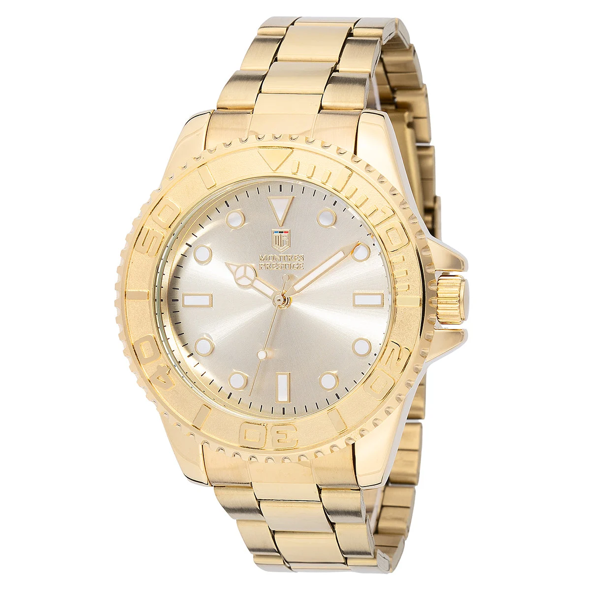Montres Prestige Thalm X Invicta Watch - 43mm. Gold (MPW-0262) 43 mm kol saati