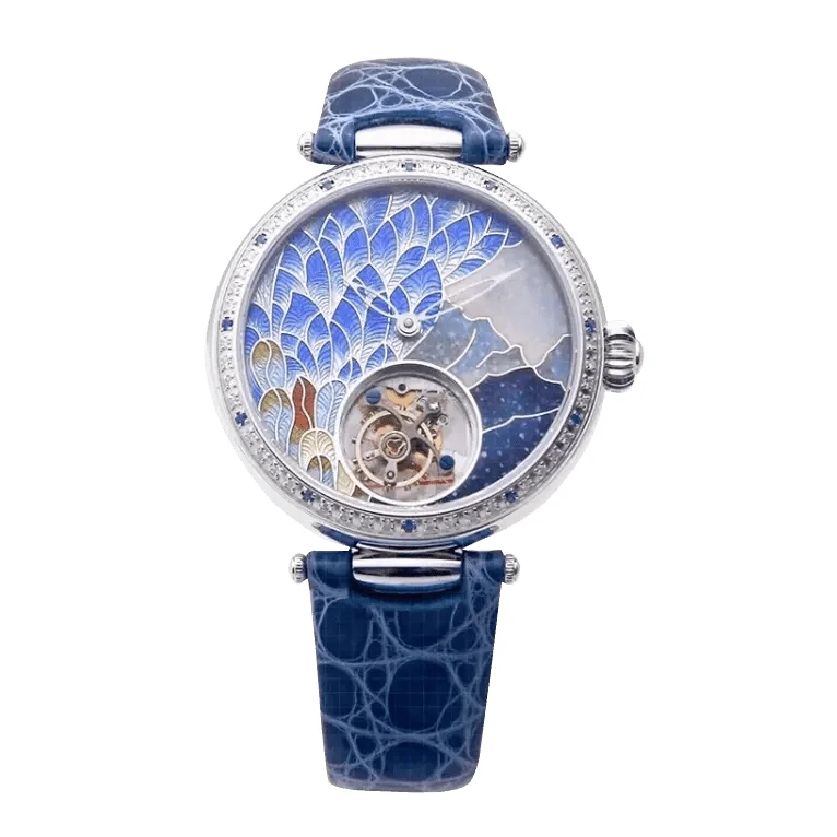 Sea-Gull Heritage Series 718957033VL19 38 mm kol saati
