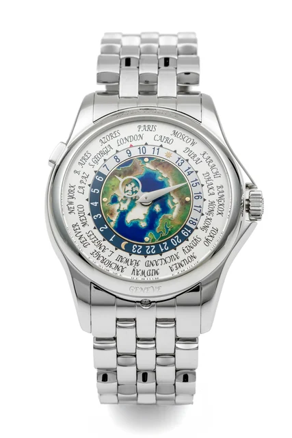 Patek Philippe PATEK PHILIPPE REF. 5131/1P-001, WORLDTIME ENAMEL DIAL, platinum kol saati