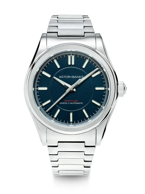Astor+Banks Fortitude Lite Navy Blue kol saati