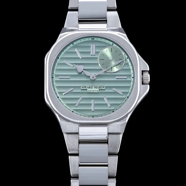 Speake-Marin Ripples Metallic Green 604015460 POC210009N43576 kol saati