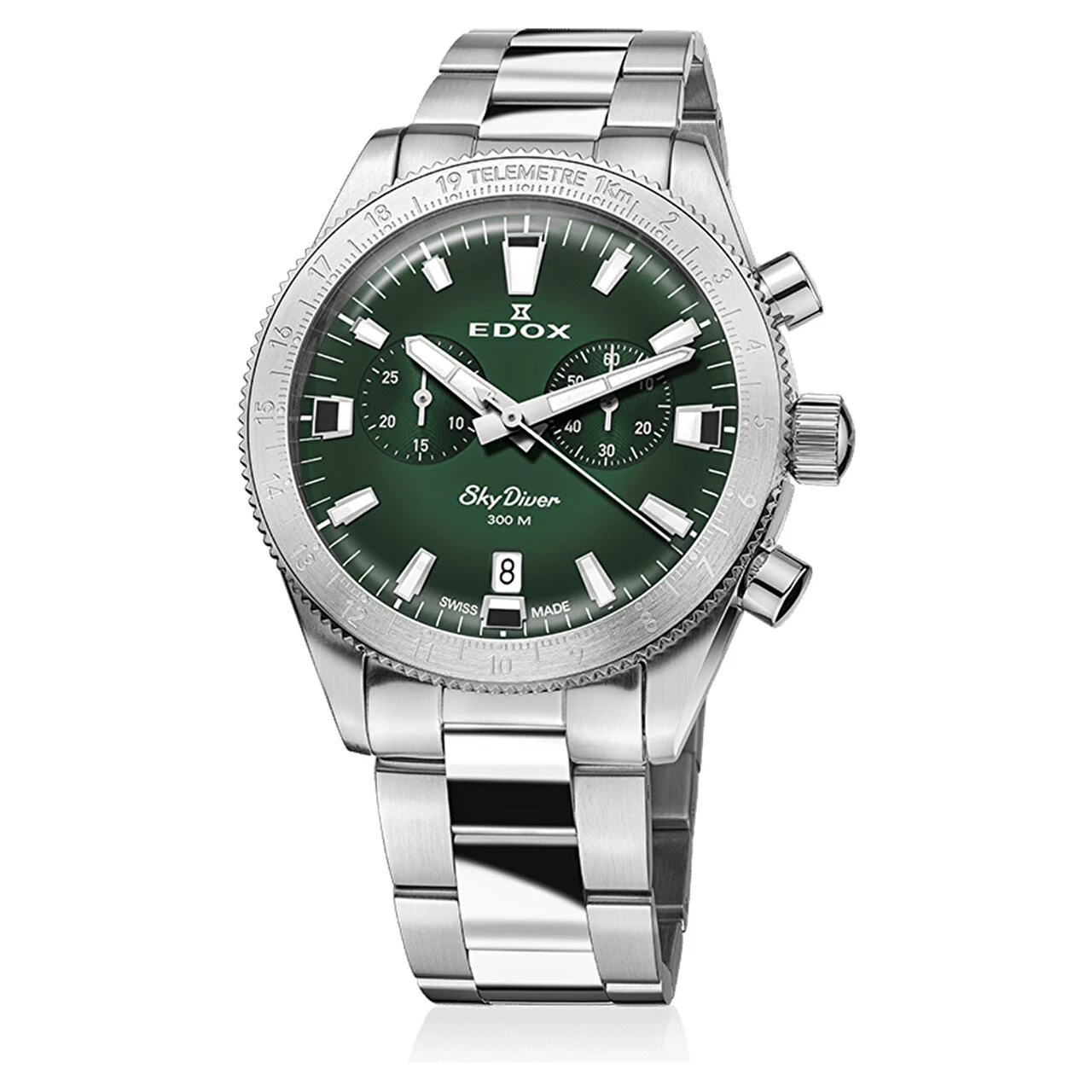 EDOX SkyDiver 10116-3-VIDN 40 mm kol saati