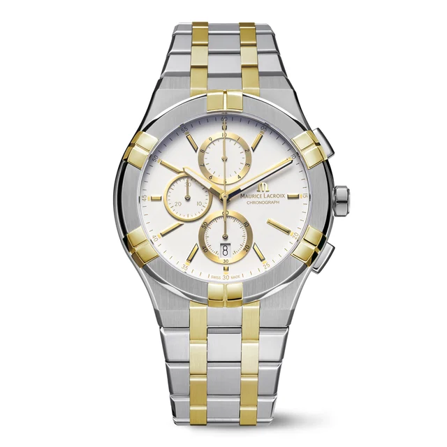 Maurice Lacroix Aikon Quartz Chronograph Duotone AI1118-PVY03-130-1 kol saati