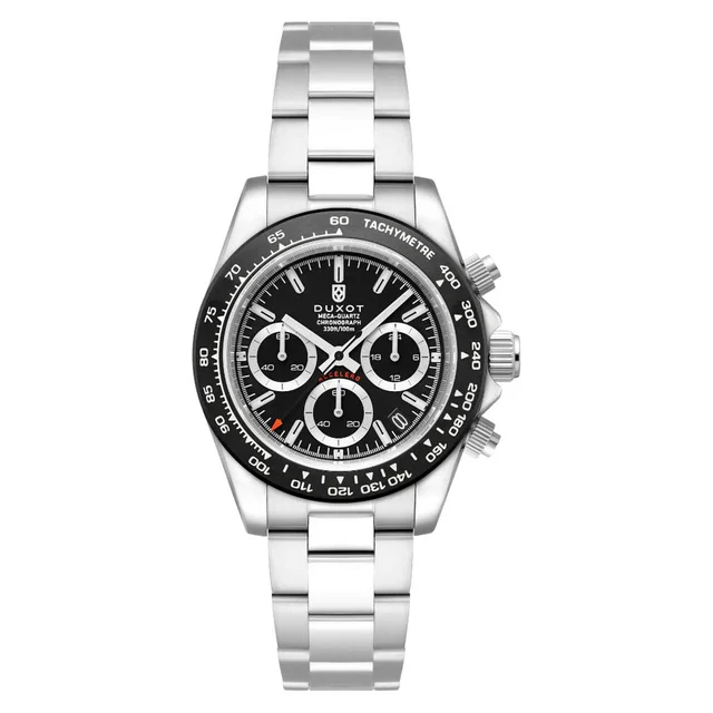 Duxot Accelero Chronograph with Pitch Black Dial #DX-2065-22 kol saati