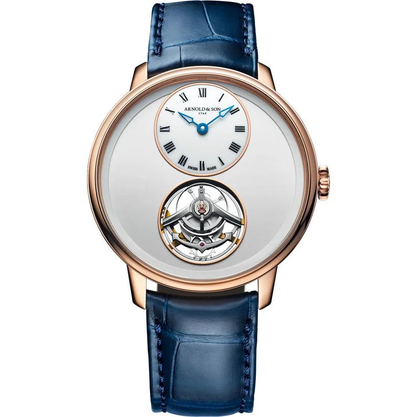 Arnold & Son Ultrathin Touribillon Gold Silver Opaline 1UTBR.I01A.C246R kol saati