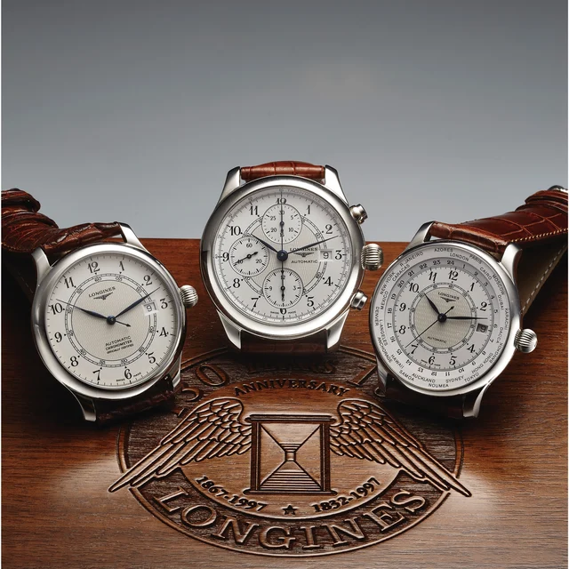 Longines LONGINES REF. L2.613/614/615 SET OF THREE "HISTORY OF A LEGEND" STEEL kol saati